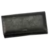 PATRIZIA IT-122 RFID fekete női bőr pénztárca 19.5 x 10 x 4 cm