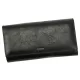 PATRIZIA IT-122 RFID fekete női bőr pénztárca 19.5 x 10 x 4 cm