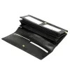PATRIZIA IT-122 RFID fekete női bőr pénztárca 19.5 x 10 x 4 cm