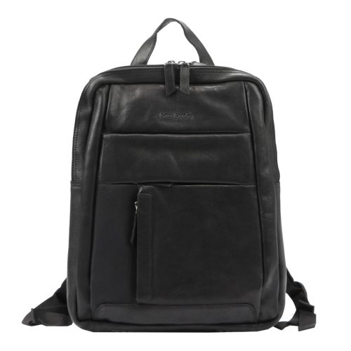 Pierre Cardin YS12 200120 fekete bőr hátizsák 33 x 42 x 13 cm