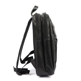   Pierre Cardin YS12 200120 fekete bőr hátizsák 33 x 42 x 13 cm