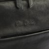 Pierre Cardin YS12 200120 fekete bőr hátizsák 33 x 42 x 13 cm