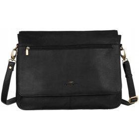   Peterson PTN 1728-NDM fekete férfi bőr laptoptáska 38 x 29 x 7 cm