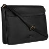 Peterson PTN 1725-NDM fekete férfi bőr oldaltáska,laptoptáska 39 x 31 x 9 cm 