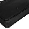 Peterson PTN 1725-NDM fekete férfi bőr oldaltáska,laptoptáska 39 x 31 x 9 cm 