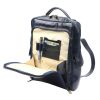 Florence 2004 navy női bőr hátizsák 28 x 36 x 11 cm