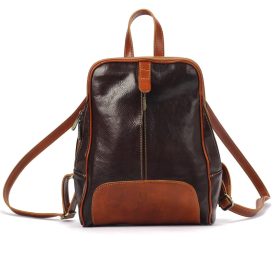 Florence 2001 barna női bőr hátizsák 29 x 33 x 12 cm