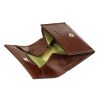 Emporio Valentini 563 3984 barna férfi bőr pénztárca 8 x 6.5 x 1.8 cm