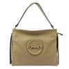 Luka 20-043 taupe női bőr válltáska, oldaltáska 31 x 25 x 12 cm