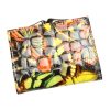 Lorenti 55287-13 színes pillangó mintás női bőr pénztárca 10 x 7.5 x 3 cm