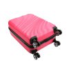 Gregorio W3002 S20 világoskék abs keményfedeles kabinbőrönd 56 cm
