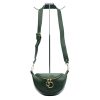 Luka 20-033 tengerkék női bőr válltáska, oldaltáska, crossbody 25 x 16 x 10 cm