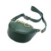 Luka 20-033 tengerkék női bőr válltáska, oldaltáska, crossbody 25 x 16 x 10 cm