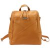 MiaMore 01-047 olasz barna női bőr hátizsák 32 x 34 x 16 cm
