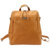MiaMore 01-047 olasz barna női bőr hátizsák 32 x 34 x 16 cm