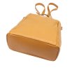 MiaMore 01-047 olasz barna női bőr hátizsák 32 x 34 x 16 cm