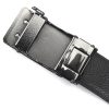 Pierre Cardin 548 HY08 fekete automata férfi marhabőr öv, öltöny öv 135 x 3.5 cm