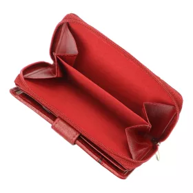   Albatross GN LW-S06 PIPE piros női bőr pénztárca 10 x 12.5 x 3 cm