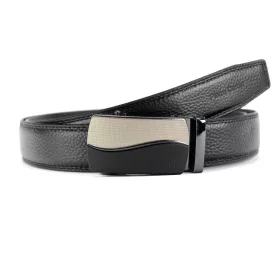   Pierre Cardin 551 HY08 fekete automata férfi bőr öv 120 x 3.5 cm