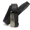 Pierre Cardin 551 HY08 fekete automata férfi bőr öv 120 x 3.5 cm