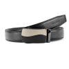 Pierre Cardin 551 HY08 fekete automata férfi bőr öv 120 x 3.5 cm