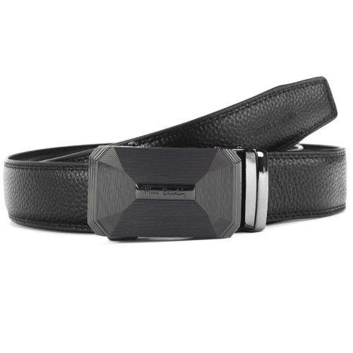 Pierre Cardin 555 HY08 fekete automata férfi bőr öv 135 x 3.5 cm