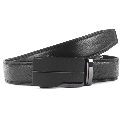 Pierre Cardin 547 HY08 fekete automata férfi bőr öv 125 x 3.5 cm