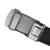 Pierre Cardin 554 HY08 fekete automata táblás férfi valódi bőr öv 125 x 3.5 cm