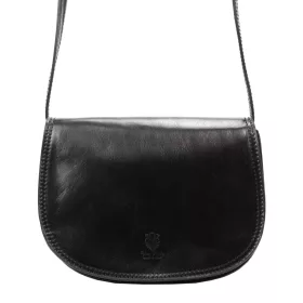   Florence 5512 fekete női bőr válltáska, oldaltáska 25 x 20 x 9 cm