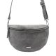 MiaMore 01-029 Z szürke női bőr válltáska, oldaltáska, crossbody 28 x 20 x 7 cm