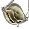 MiaMore 01-045 taupe női bőr válltáska 35 x 30 x 13 cm
