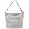 MiaMore 01-045 taupe női bőr válltáska 35 x 30 x 13 cm