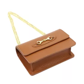 Luka 20-048 barna női bőr válltáska 22 x 14 x 9 cm