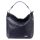 MiaMore 01-053 sötétkék női bőr válltáska 40 x 35 x 16 cm 