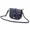 Luka 20-028 navy női bőr válltáska, oldaltáska 21 x 16.5 x 9 cm