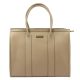 MiaMore 01-056 bézs női bőr kézitáska, válltáska 34 x 27.5 x 14 cm