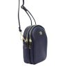 Gregorio 1705 DOLLARO navy női bőr kézitáska 13 x 18.5 x 7 cm