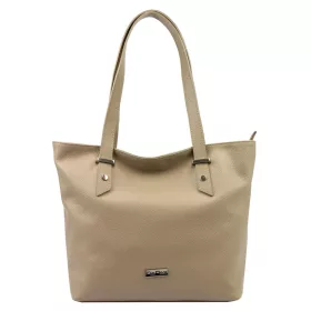   MiaMore 01-058 mogyoróbarna női bőr válltáska, shopper 40 x 30 x 12 cm