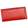 Gregorio GL-106 piros női rostbőr pénztárca 19 x 10 x 4 cm