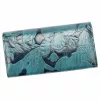 Gregorio HL-100 virágmintás kék női pénztárca 19.5 x 9.5 x 4 cm