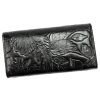 Gregorio HL-106 fekete női bőr pénztárca 19 x 10 x 4 cm