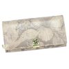 Gregorio HL-106 virágmintás bézs női bőr pénztárca 19 x 10 x 4 cm 