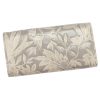 Gregorio HL-106 virágmintás bézs női bőr pénztárca 19 x 10 x 4 cm 