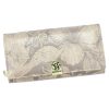 Gregorio HL-106 virágmintás bézs női bőr pénztárca 19 x 10 x 4 cm 