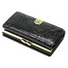 Gregorio HL-108 fekete női bőr pénztárca 14.5 x 9 x 3.8 cm 