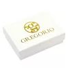 Gregorio HL-108 kék virágmintás női bőr pénztárca 14.5 x 9 x 3.8 cm