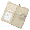 Gregorio HL-116 bézs mintás női bőr pénztárca 9.5 x 17 x 3.8 cm