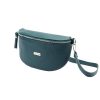 MiaMore 01-029 D kék női bőr válltáska, oldaltáska, crossbody 23 x 16 x 7 cm