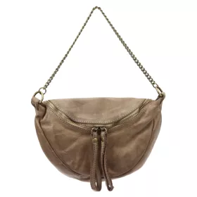 VS 018 barna női bőr válltáska 25 x 17 x 7 cm