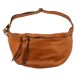 VS 019 konyak női bőr övtáska, crossbody 40 x 20 x 14 cm 
